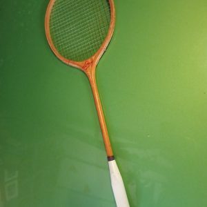 Jaren 50 houten badminton racket