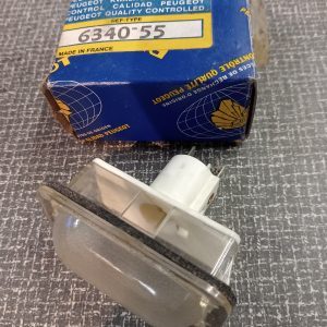 Peugeot 305 kenteken verlichting NOS