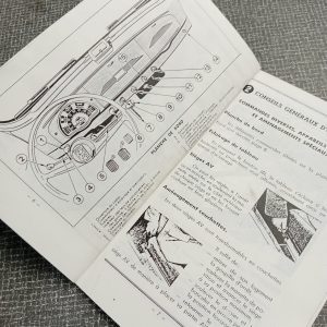 Instructieboekje Peugeot 203C - KOPIE