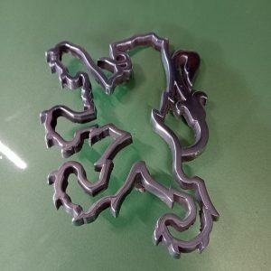 Chrome Peugeot Leeuw - Le Lion gril - open - oldtimer