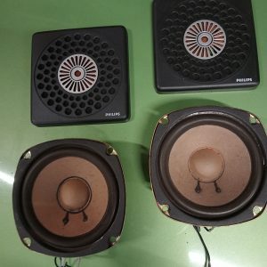 Set Philips inbouw speakers 11,8x11,8 cm
