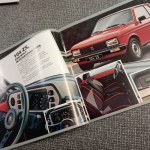 Brochure Peugeot 104 ZL en ZS