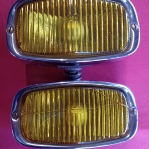 Set AEB mistlampen verstralers geel chrome