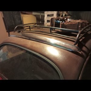 Verchroomde windspoiler voor open dak - déflecteur