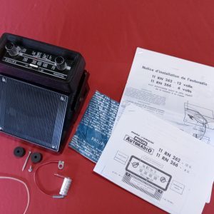 Philips Autoradio met speaker 11RN266 6 Volt zeldzaam - NOS!
