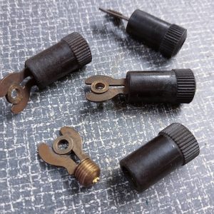 4 Oude bougiekabels stekkers Pre-War