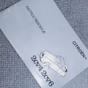 Instructieboekje Citroën 2CV4 2CV6