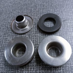 Rozet deurklink met rubber Citroen 2CV oud type