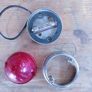 Rode opbouw lamp 61mm