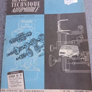 Revue Technique 1966 Citroen DS 19 en 21