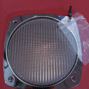 Chrome speaker rooster hoedenplank