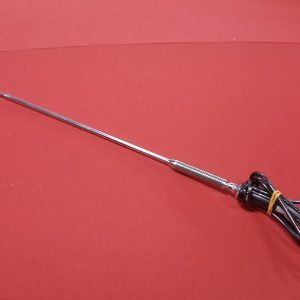 Stevige oldtimer radio antenne met veer 145cm