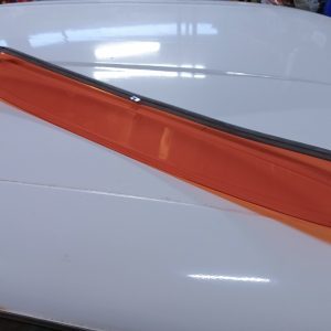 Zonnekap oranje transparant - deflecteur