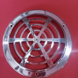 Fraai chrome speaker rooster 180mm hoedenplank