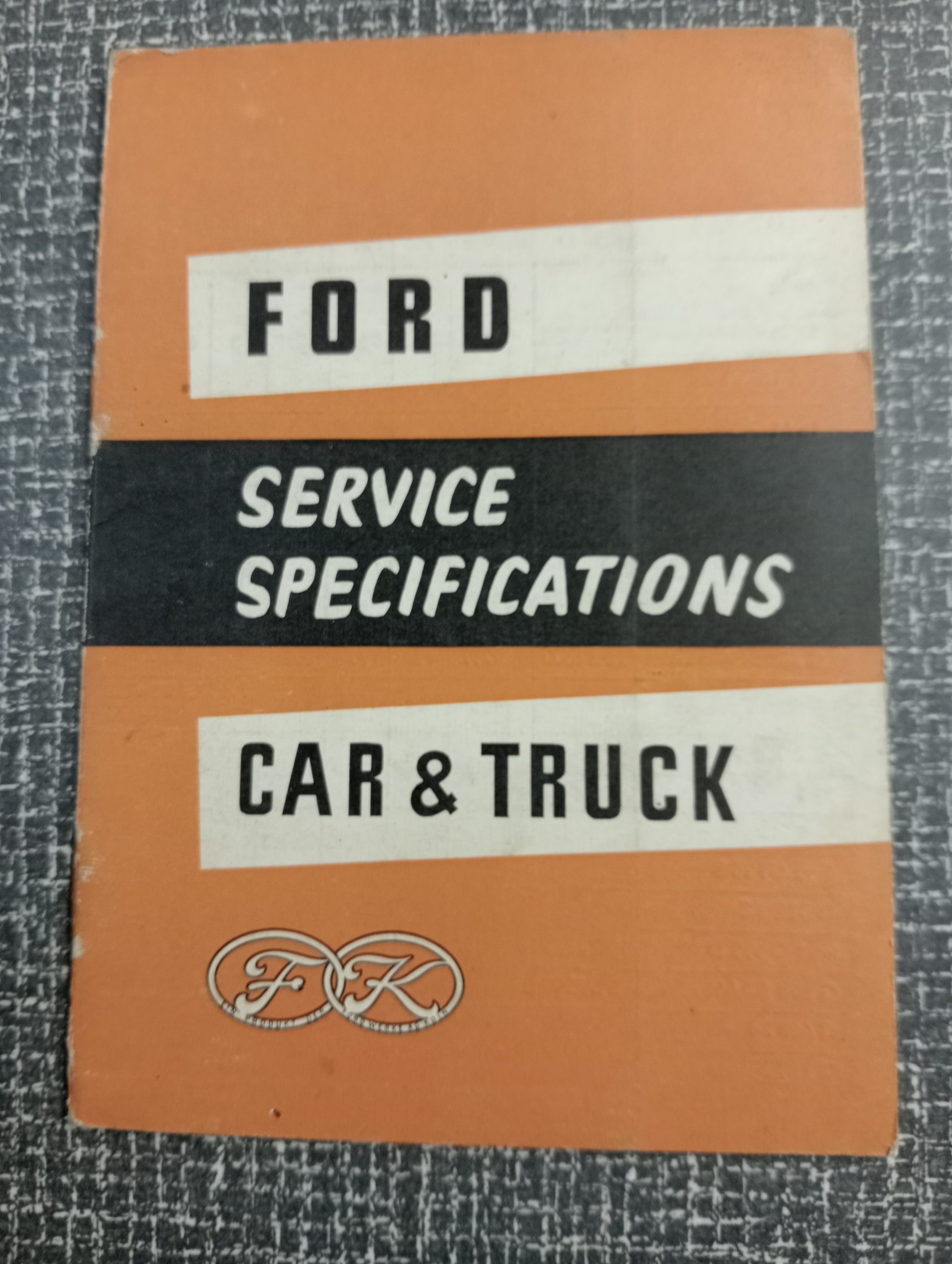Ford Service Specifications Car & Truck | Shop-Golden-Years